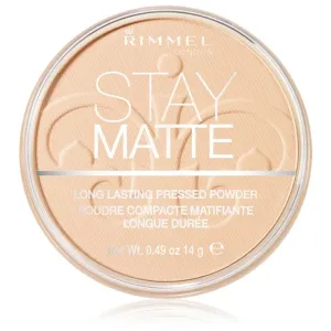 Rimmel Stay Matte powder shade 001 Transparent 14 g