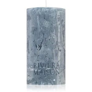Rivièra Maison Pillar Candle Grey Blue decorative candle 7x13 cm