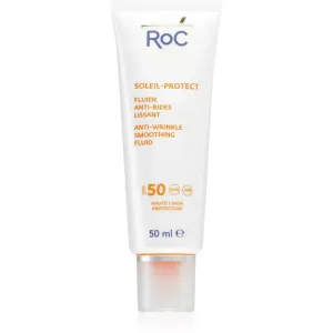 RoC Soleil Protexion+ Anti Wrinkle Smoothing Fluid lightweight protective fluid with anti-ageing effect SPF 50 50 ml
