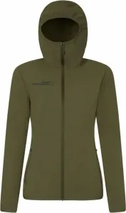 Rock Experience Solstice 2.0 Hoodie Softshell Woman Jacket Olive Night L Outdoor Jacket