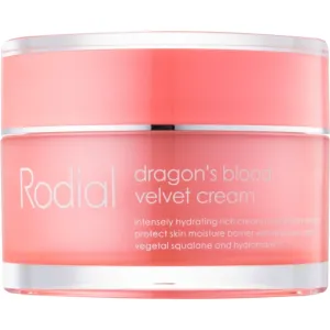 Rodial Dragon's Blood Velvet Cream face cream with hyaluronic acid for dry skin 50 ml #1687624