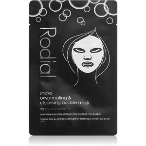 Rodial Snake Oxyganating & cleansing bubble mask cleansing detoxifying activated carbon mask 1 pc