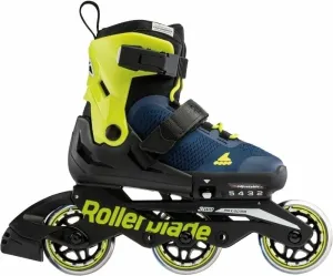 Rollerblade Microblade 3WD JR Blue Royal/Lime 28-32 Roller Skates
