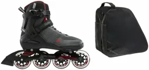 Rollerblade Spark 84 Dark Grey/Red 45 Roller Skates #1625762