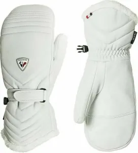 Rossignol Select Womens Leather IMPR Mittens White M Ski Gloves