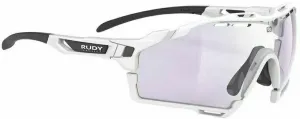 Rudy Project Cutline White Gloss/ImpactX Photochromic 2 Laser Purple Cycling Glasses