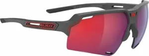 Rudy Project Deltabeat Charcoal Matte/Multilaser Red Cycling Glasses