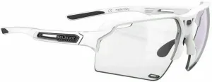 Rudy Project Deltabeat White Gloss/ImpactX Photochromic 2 Laser Purple Cycling Glasses