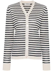 'S MAX MARA - Striped Linen Cardigan #1824705