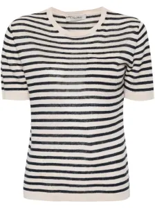 'S MAX MARA - Striped Linen T-shirt #1824688
