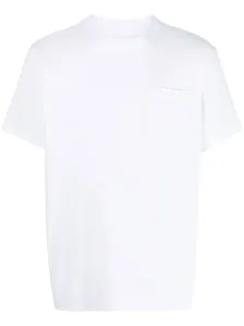 SACAI - Side Zip Cotton T-shirt #1813831
