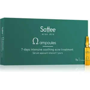 Saffee Acne Skin Omega ampoules: 7-days intensive soothing acne treatment ampoule – 7-day intensive treatment to soothe acne symptoms 7x2 ml