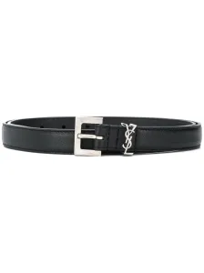 Leather belts Saint Laurent