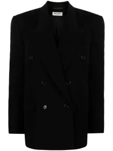 SAINT LAURENT - Double-breasted Wool Jacket