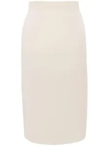 SAINT LAURENT - Viscose Midi Pencil Skirt