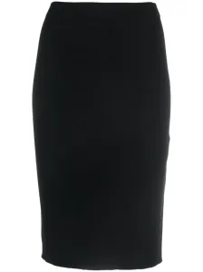 SAINT LAURENT - Wool Midi Pencil Skirt