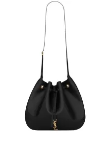 SAINT LAURENT - Seau Leather Bucket Bag #390429
