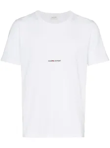 SAINT LAURENT - Logo Cotton T-shirt #1833603