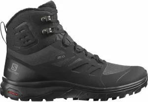 Salomon Mens Outdoor Shoes Outblast TS CSWP Black/Black/Black 44