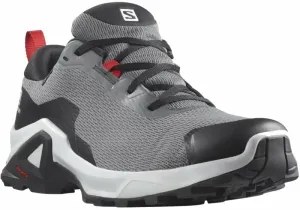 Salomon Mens Outdoor Shoes X Reveal 2 GTX Quiet Shade/Black/Goji Berry 42 2/3