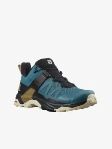 Salomon Mens Outdoor Shoes X Ultra 4 Mallard Blue/Bleached Sand/Bronze Brown 41 1/3