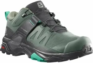 Salomon Womens Outdoor Shoes X Ultra 4 GTX W Duck Green/Black/Mint Leaf 39 1/3