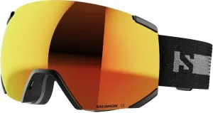 Salomon Radium ML Black/Orange Ski Goggles