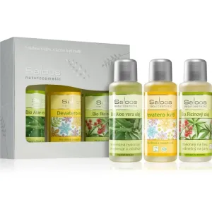 Saloos Bio Body And Massage Oils Aloe Vera & Meadow Flowers & Ricin gift set (with regenerative effect) #289034