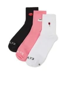 Sam 73 Nasazo Set of 3 pairs of socks Black #990323
