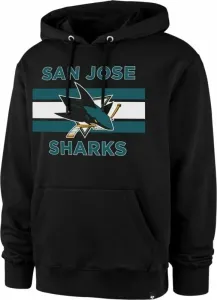 San Jose Sharks NHL Burnside Pullover Hoodie Jet Black L Hockey Sweatshirt