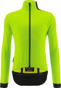 Santini Vega Multi Jacket with Hood Verde Fluo XL Cycling Jacket, Vest