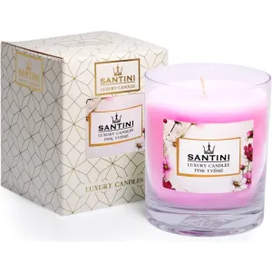 SANTINI Cosmetic Pink Yvésse scented candle 200 g
