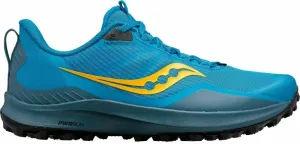 Saucony Peregrine 12 Mens Shoes Ocean/Black 43 Trail running shoes