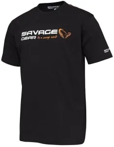 Savage Gear T-Shirt Signature Logo T-Shirt Black Ink 2XL