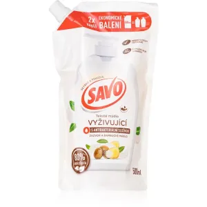 Savo Shea Butter & Ginger liquid hand soap refill 500 ml