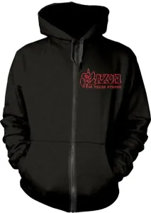 Saxon Hoodie Strong Arm Of The Law Black XL