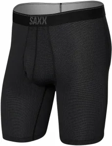 SAXX Quest Long Leg Boxer Brief Black II 2XL Fitness Underwear