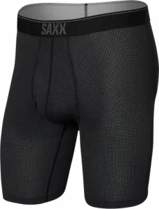 SAXX Quest Long Leg Boxer Brief Black II L Fitness Underwear