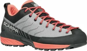 Scarpa Mescalito Planet Woman Light Gray/Coral 37,5 Womens Outdoor Shoes