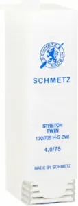 Schmetz Stretch Twin 130/705 H-S ZWI 4,0/75 Double Sewing Needle