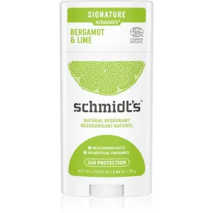 Schmidt's Bergamot + Lime deodorant stick relaunch 75 g