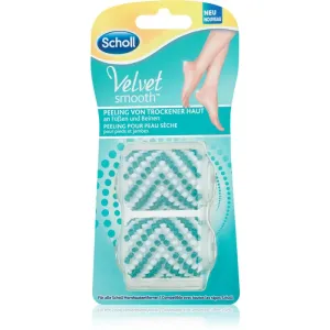 Scholl Velvet Smooth replacement heads for electronic foot file with exfoliating effect 2 pc