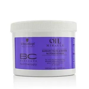 SchwarzkopfBC Bonacure Oil Miracle Barbary Fig Oil & Keratin Restorative Mask (For Very Dry and Brittle Hair) 500ml/16.9oz