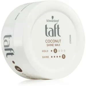Schwarzkopf Taft Coconut Shine hair styling wax adds moisture and shine 75 ml