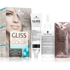 Schwarzkopf Gliss Color permanent hair dye shade 10-55 Ash Blond