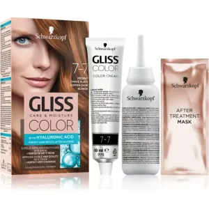 Schwarzkopf Gliss Color permanent hair dye shade 7-7 Copper Dark Blonde #286153