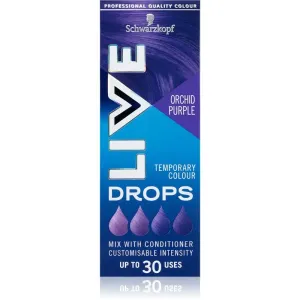 Schwarzkopf LIVE Drops temporary coloured hair shadow shade Orchid Purple 30 ml