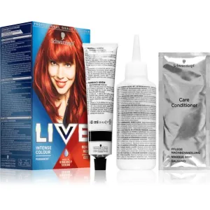 Schwarzkopf LIVE Intense Colour permanent hair dye shade 035 Real Red