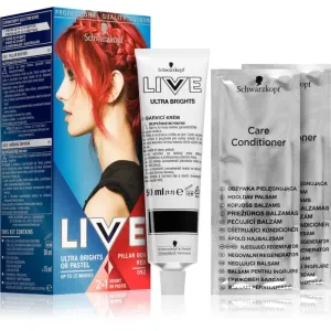 Schwarzkopf LIVE Ultra Brights or Pastel semi-permanent hair colour shade 092 Pillar Box Red