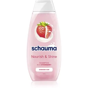 Schwarzkopf Schauma Nourish & Shine strengthening shampoo for damaged hair with strawberry aroma 400 ml